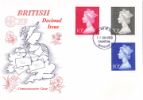 Machins: 10p, 20p, 50p
British Isles and Country Emblems