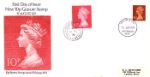 Machins: 10p Reddish-brown
The Old and New 10p Stamp Design