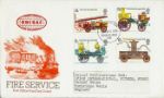 Fire Engines
PO cover with UNISAF overprint