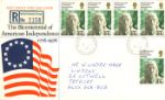 USA Bicentenary: 11p
Washington cds Postmark