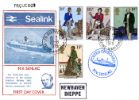 Rowland Hill: Stamps
Sealink - Posted at Sea cover