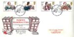 Famous Women Authors
Books, Scroll an Quill
Producer: Philart
Series: Save the Children Fund (47)