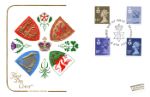 Northern Ireland 11 1/2p, 14p, 18p, 22p
Regional Coats of Arms & Emblems