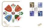 Wales 11 1/2p, 14p, 18p, 22p
Regional Coats of Arms & Emblems