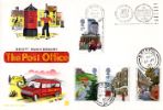 The Royal Mail
Boy Posting Letter and Post Bus