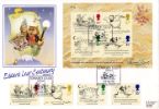 Edward Lear: Miniature Sheet
Stamps & Miniature Sheet on one cover