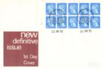 Window: Three straight edges: £1.50
New Definitive Issue