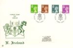 Northern Ireland 18p, 24p, 28p, 39p
Coat of Arms