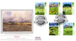 Golf
The 7th Green - Mitcham Common
Producer: Pres. Philatelic Services
Series: Sotheby Silk (97)