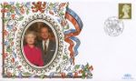 Window: Gold Definitives: 10 x 1st
The Queen & Prince Philip
Producer: Benham
Series: 1997 Small Silk (Special) (11)