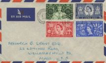 03.06.1953
Elizabeth II Coronation
Airmail Cover