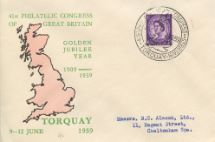 09.06.1959
41st Philatelic Congress
British Isles
Philatelic Congress of Great Britain