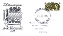 19.07.1965
700th Anniv. of Parliament
1st Sitting of Parliament