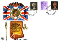 05.06.1967
Machins: 4d, 1s, 1s 9d
The Queen
Connoisseur