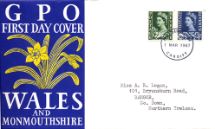 01.03.1967
Wales 9d & 1s6d
Daffodils
Royal Mail/Post Office