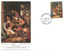 27.11.1967
Christmas 1967 (3d & 1/6d)
Adoration of the Shepherds
Stamp Publicity