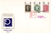 18.09.1970
'Philympia'
International Stamp Exhbition
Official Sponsors