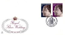 20.11.1972
Silver Wedding 1972
Laurel leaf design
Mercury