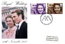 14.11.1973
Royal Wedding 1973
Anne & Mark
Stamp Publicity