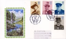 09.10.1974
Winston Churchill
Churchill painting by river
Textiles/Philately