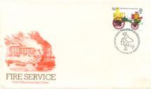 24.04.1974
Fire Engines
5.5p Non-Phosphor on FDC
Royal Mail/Post Office