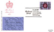 15.06.1977
Silver Jubilee:  9p
Queen's Accession
Royal Mail/Post Office