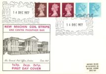 14.12.1977
Machins: 10p Se-tenant Stamp Coil
The General Post Office
Historic Relics