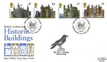 01.03.1978
Historic Buildings: Stamps
Raven Cachet
Royal Mail/Post Office