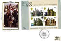 01.03.1978
Historic Buildings: Miniature Sheet
Household Cavalry
Colorano Silk