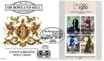 24.10.1979
Rowland Hill: Miniature Sheet
London & Brighton Railway Company
Benham, BOCS No.16