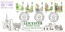 07.05.1980
London Landmarks
Leicester Philatelic Society
Bradbury, LFDC No.1