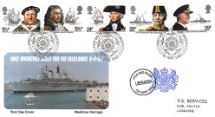 16.06.1982
Maritime Heritage
HMS Invincible/ Falklands
Pres. Philatelic Services