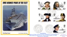 16.06.1982
Maritime Heritage
HMS Hermes - Sails for the Falklands
Pres. Philatelic Services