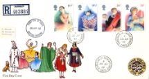 28.04.1982
British Theatre
Theatre Costume
Pres. Philatelic Services