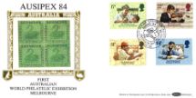 25.09.1984
British Council
Ausipex 84 Philatelic Exhibition
Benham, BOCS(2) No.31