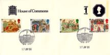 17.06.1986
Medieval Life
House of Commons Stationery
Official Postal Stationery