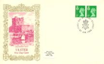 07.01.1986
Northern Ireland 12p Bright Green
Carrickfergus Castle
Philart, Delux No.0