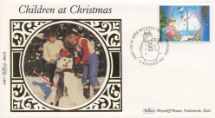 17.11.1987
Christmas 1987
Children building Snowman
Benham, 1987 Small Silk No.33