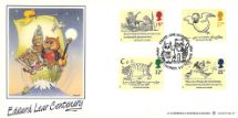 06.09.1988
Edward Lear: Stamps
The Owl and the Pussycat
Bradbury, LFDC No.71