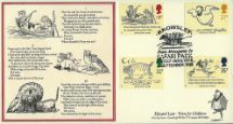 06.09.1988
Edward Lear: Stamps
Knowsley Safari Park
CoverCraft