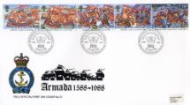 19.07.1988
Spanish Armada
RNLI Official
Pilgrim, RNLI FDC No.73