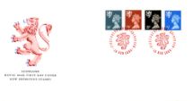 28.11.1989
Scotland 15p, 20p, 24p, 34p
Scottish Lion
Royal Mail/Post Office