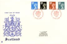 28.11.1989
Scotland 15p, 20p, 24p, 34p
Coat of Arms
Stuart