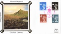 28.11.1989
Northern Ireland 15p, 20p, 24p, 34p
The Giant's Causeway
Benham