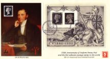03.05.1990
Penny Black: Miniature Sheet
Sir Rowland Hill
CoverCraft
