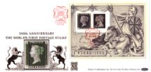 03.05.1990
Penny Black: Miniature Sheet
150th Anniversary of the Penny Black
Benham, Gold (500) No.53