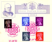 10.01.1990
Penny Black Anniversary
Penny Postage Jubilee 1890