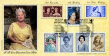 02.08.1990
Queen Mother 90th Birthday
Queen Mother on British stamps
Bradbury, LFDC No.90