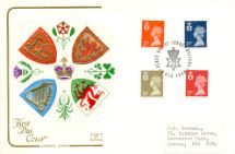 04.12.1990
Northern Ireland 17p, 22p, 26p, 37p
Regional Crests
Cotswold