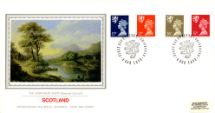 04.12.1990
Scotland 17p, 22p, 26p, 37p
The Ferry near Inver
Pres. Philatelic Services